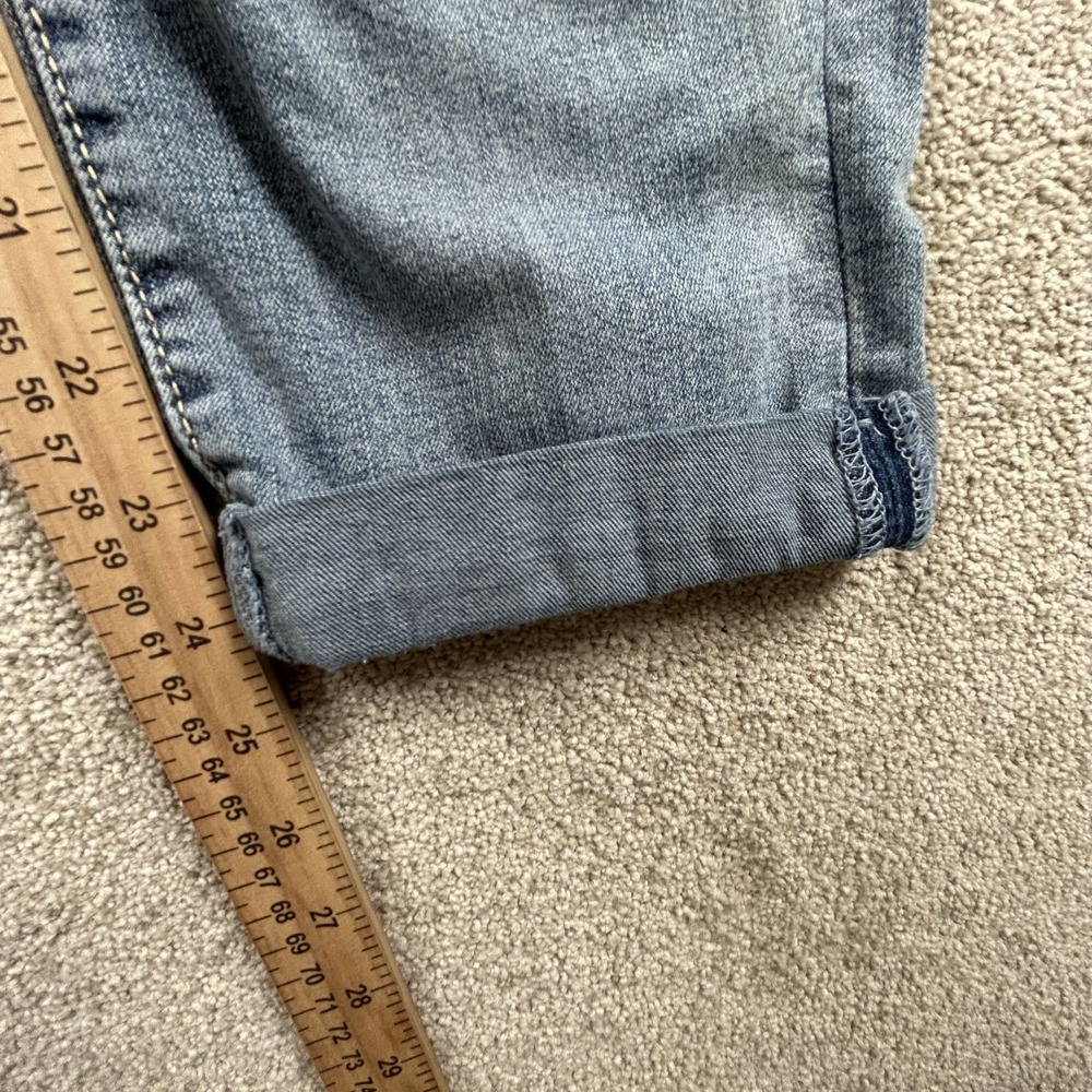 Denizen From Levi's Boyfriend Jeans Womens 9 Blue Denim Tapered Leg Distressed - Picture 6 of 9